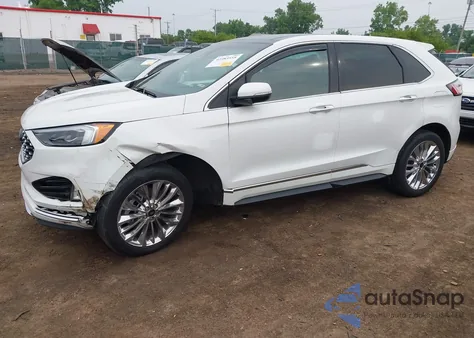 2022 Ford Edge Titanium z USA, uszkodzony, nr VIN 2FMPK4K9XNBA17689
